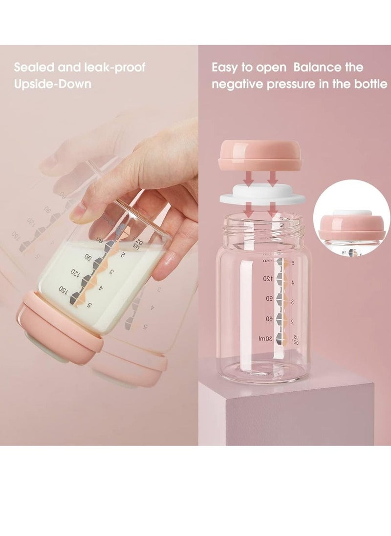 4PCS Breastmilk Glass Bottles Storage with Leak Proof Lids 150ml - pzsku/Z4FCE8A85B9B853FB84C2Z/45/_/1691420845/d25e4df9-45b6-4ba4-9723-0f9af9745a8b