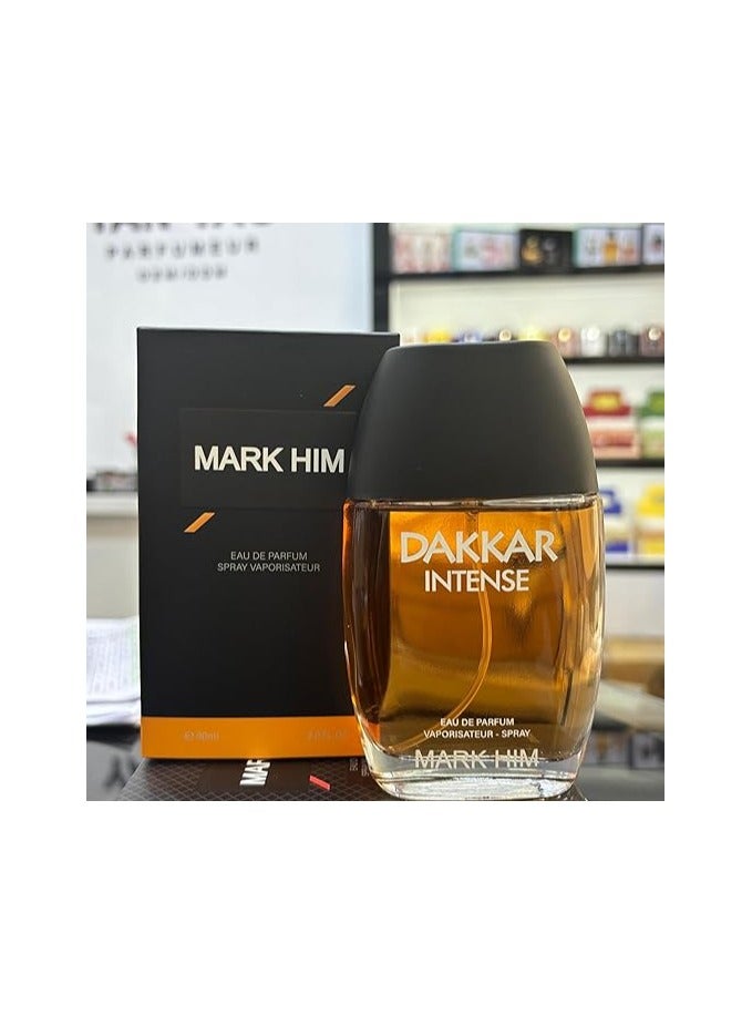 MARK HIM Mark Him Dakkar Intense Eau de Parfum Spray Vaporisateur 100ml | Bold & Sophisticated Fragrance