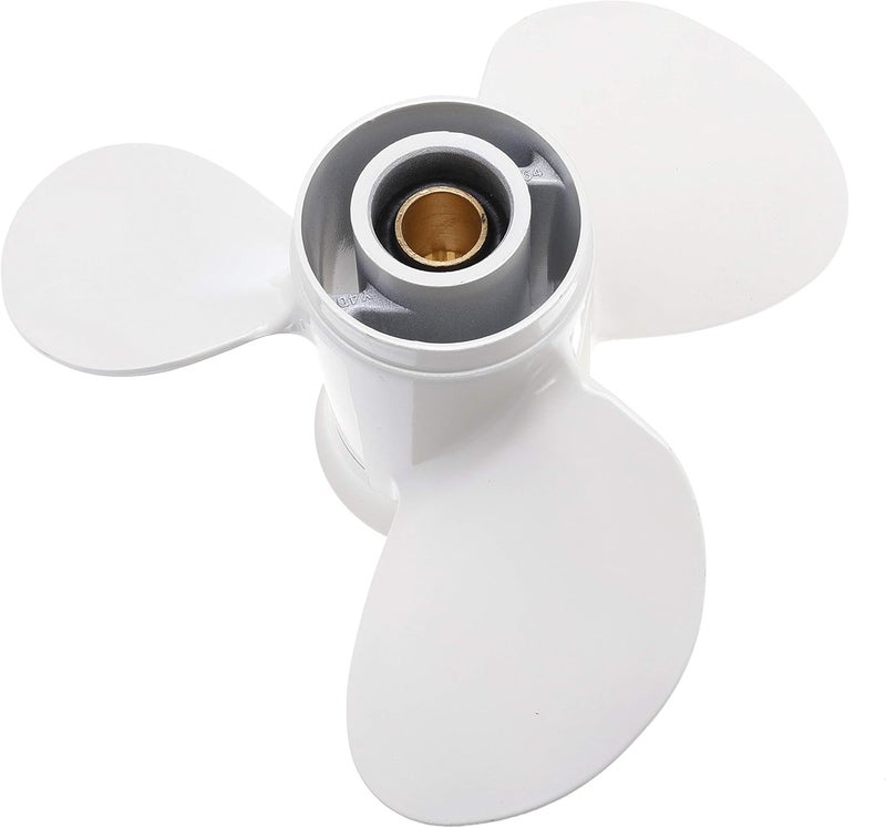 WLFINKMO Boat Outboard Propeller 9 7/8 x 11 1/4-F for Yamaha F25 20HP 25HP 30HP - Image 1