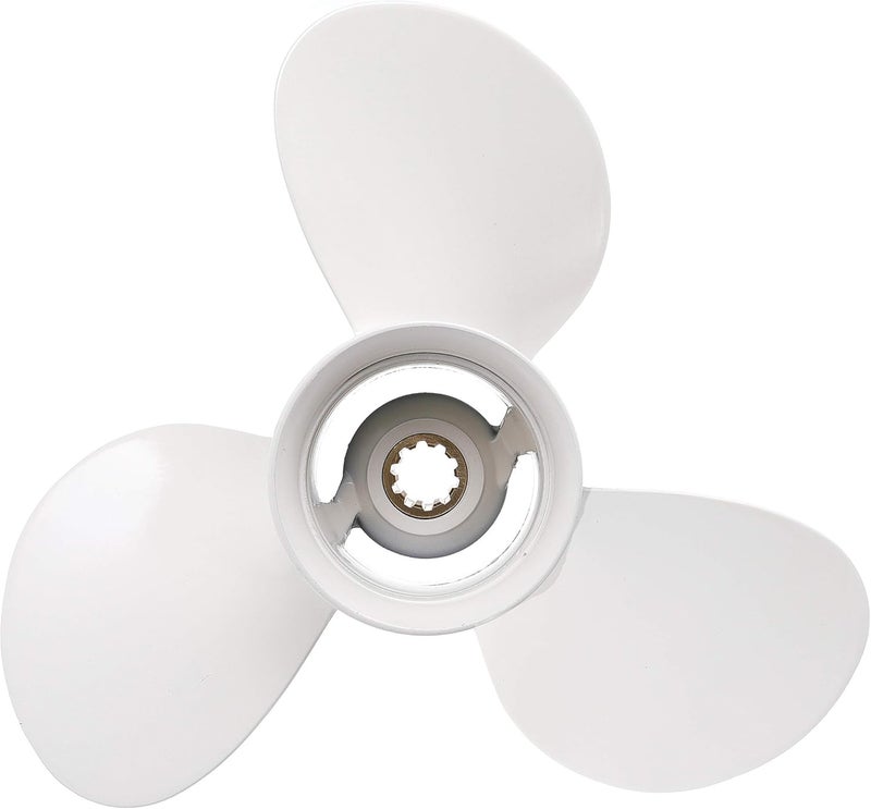 WLFINKMO Boat Outboard Propeller 9 7/8 x 11 1/4-F for Yamaha F25 20HP 25HP 30HP - Image 2