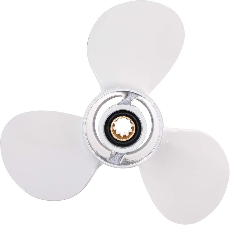 WLFINKMO Boat Outboard Propeller 9 7/8 x 11 1/4-F for Yamaha F25 20HP 25HP 30HP - Image 3