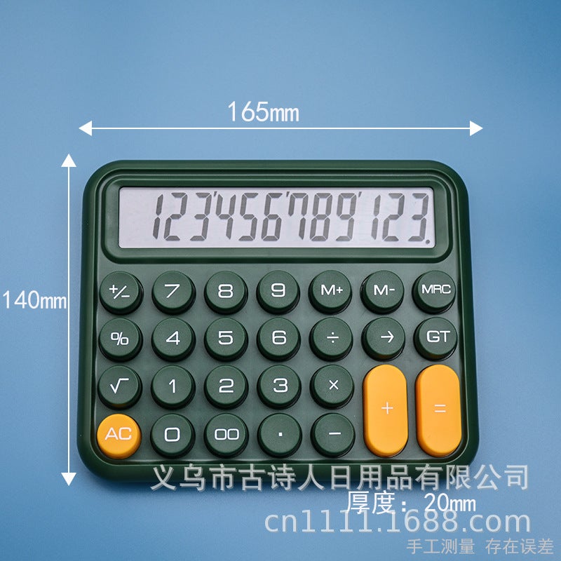 High-Appearance Goddess-Style Calculator For Study And Office Use, With Loud Mechanical Keys, Cute Calculator - Image 5