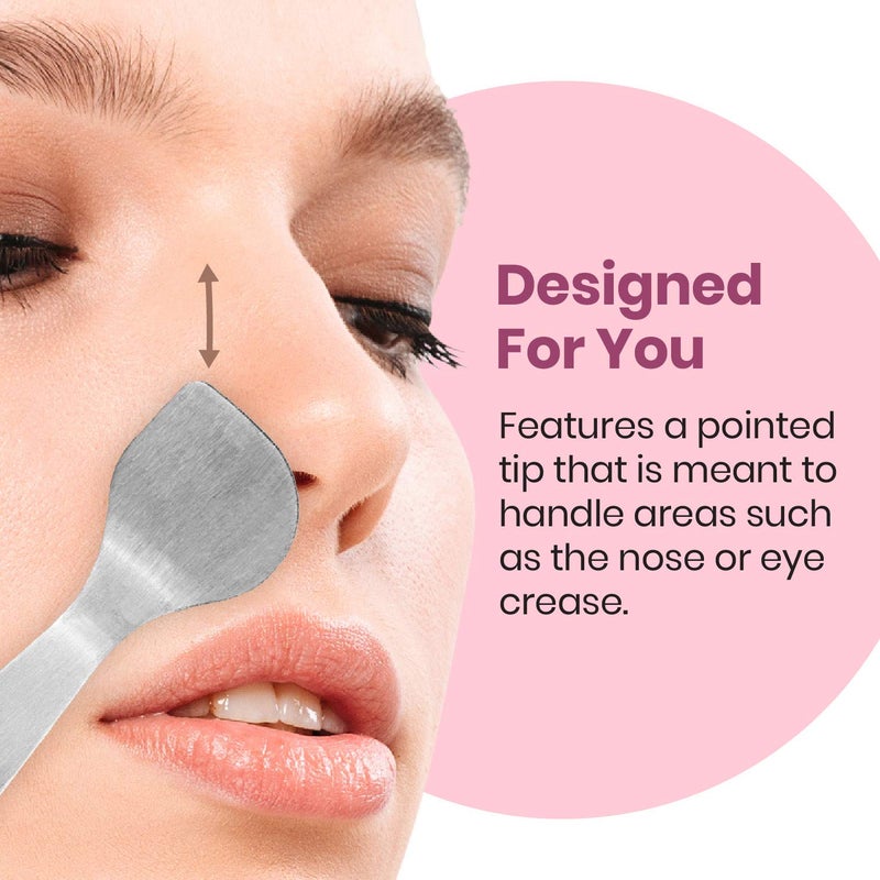 Lindo Beauty Buffer - Microdermabrasion Tool, Diamond Infused, Embedded Silicone Lip Scrubber, for Smooth Skin, Radiant Complexion, Travel Pouch Included (Beauty Buffer) - Image 3