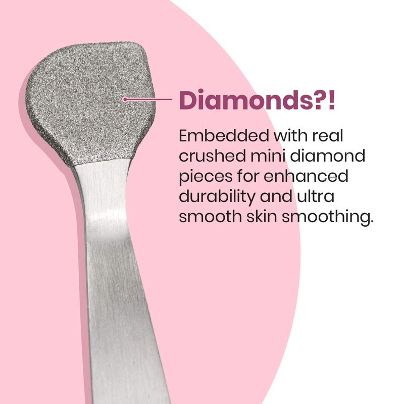 Lindo Beauty Buffer - Microdermabrasion Tool, Diamond Infused, Embedded Silicone Lip Scrubber, for Smooth Skin, Radiant Complexion, Travel Pouch Included (Beauty Buffer) - Image 5