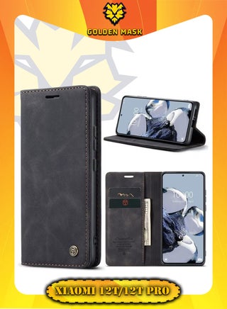 For Xiaomi 12T/12T Pro Flip Case Wallet Protection Leather Cover with Card Holder (Black) - pzsku/Z4FCEEEDF02F3147AE67AZ/45/_/1722718596/8f1d6c13-2e49-4e52-afdf-fac5c37cb267