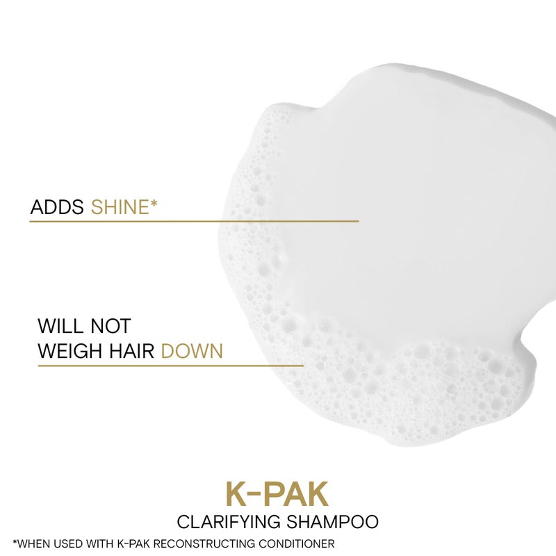 JOICO K-PAK Daily Clarifying Shampoo to Remove Chlorine & Buildup | For Damaged Hair | Repair & Prevent Breakage | Boost Shine | With Keratin & Guajava Fruit Extract | 10.1 Fl Oz - Image 4