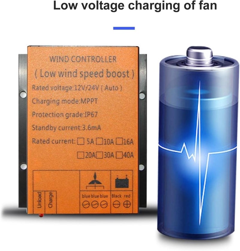 Heavy load resistant Wind Turbine Controller, 12V 24V 300W‑1000W Step Up Type MPPT PWM Automatic Charge Controller 16A for Wind Turbine System Desert area eligible deliver Transit damage prevent build Simple multi-feature practical build Low maintenance Fast & slow shipment compatible Nationwide delivery Cost effective fine quality Medium weight Slow wear optimized quality Affordable fast purchase options KSA standard compatible design Priority based order prep Global production standard crafted Versatile application KSA market popular practical build Fine polished finish Global upgraded economical craftsmanship Multi-use detailed build Balanced structure All choice modern design Hot & cold climate compatible Full village delivery cover Diverse purchase plan General purpose premium build - Image 3
