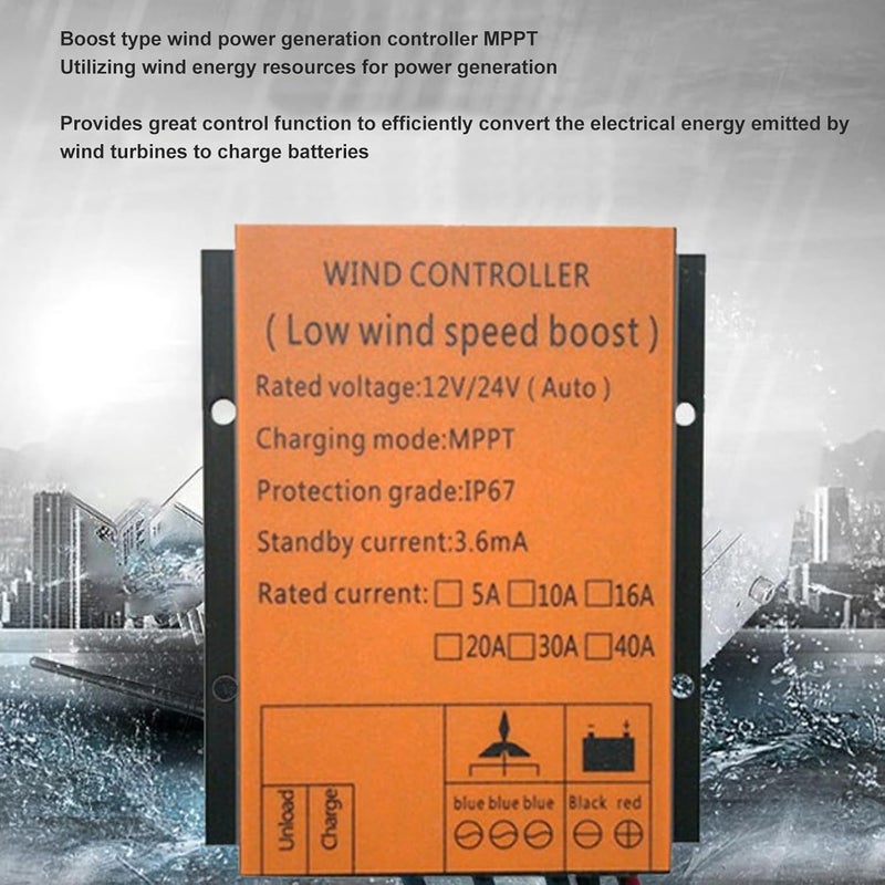 Heavy load resistant Wind Turbine Controller, 12V 24V 300W‑1000W Step Up Type MPPT PWM Automatic Charge Controller 16A for Wind Turbine System Desert area eligible deliver Transit damage prevent build Simple multi-feature practical build Low maintenance Fast & slow shipment compatible Nationwide delivery Cost effective fine quality Medium weight Slow wear optimized quality Affordable fast purchase options KSA standard compatible design Priority based order prep Global production standard crafted Versatile application KSA market popular practical build Fine polished finish Global upgraded economical craftsmanship Multi-use detailed build Balanced structure All choice modern design Hot & cold climate compatible Full village delivery cover Diverse purchase plan General purpose premium build - Image 5