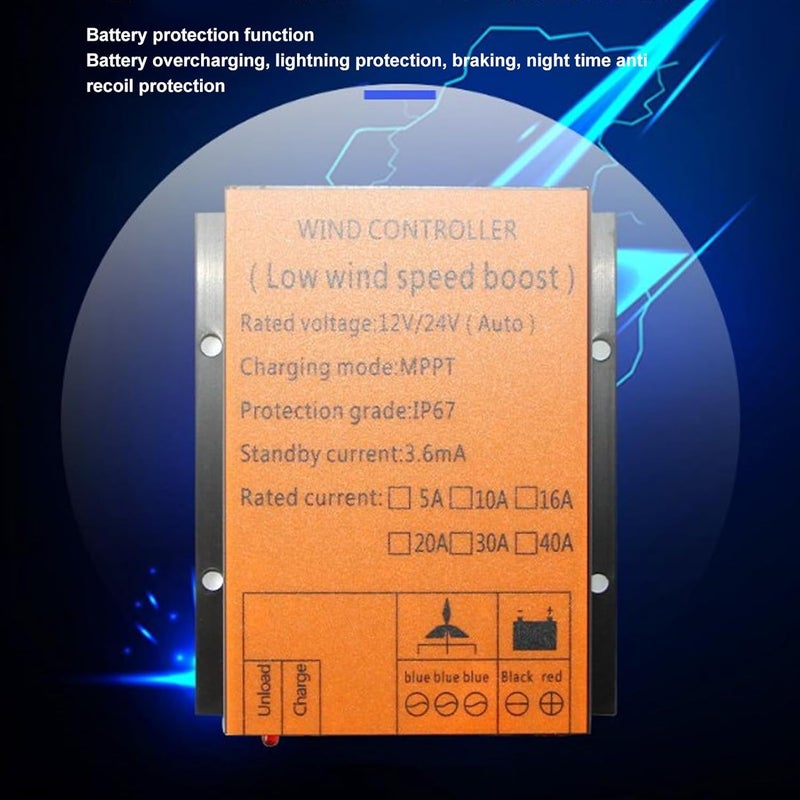 Heavy load resistant Wind Turbine Controller, 12V 24V 300W‑1000W Step Up Type MPPT PWM Automatic Charge Controller 16A for Wind Turbine System Desert area eligible deliver Transit damage prevent build Simple multi-feature practical build Low maintenance Fast & slow shipment compatible Nationwide delivery Cost effective fine quality Medium weight Slow wear optimized quality Affordable fast purchase options KSA standard compatible design Priority based order prep Global production standard crafted Versatile application KSA market popular practical build Fine polished finish Global upgraded economical craftsmanship Multi-use detailed build Balanced structure All choice modern design Hot & cold climate compatible Full village delivery cover Diverse purchase plan General purpose premium build - Image 4