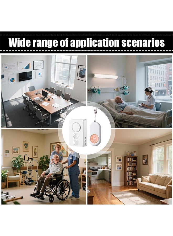 MAANGE Elderly Alarm, One-Touc H Call Wireless Doorbell, Smart Wireless Alert Bell, Sleep Safety Aid for Patients Home Care - Image 5