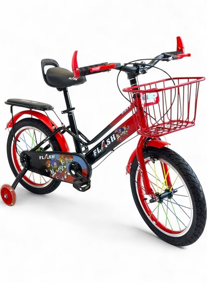 فلاش دراجة فلاش كيدز للأولاد ، اللون احمر، مقاس 16 من سن 5 سنوات ل8 سنوات - الوكيل الرسمي في مصر لشركة GTG TOYS - Image 2