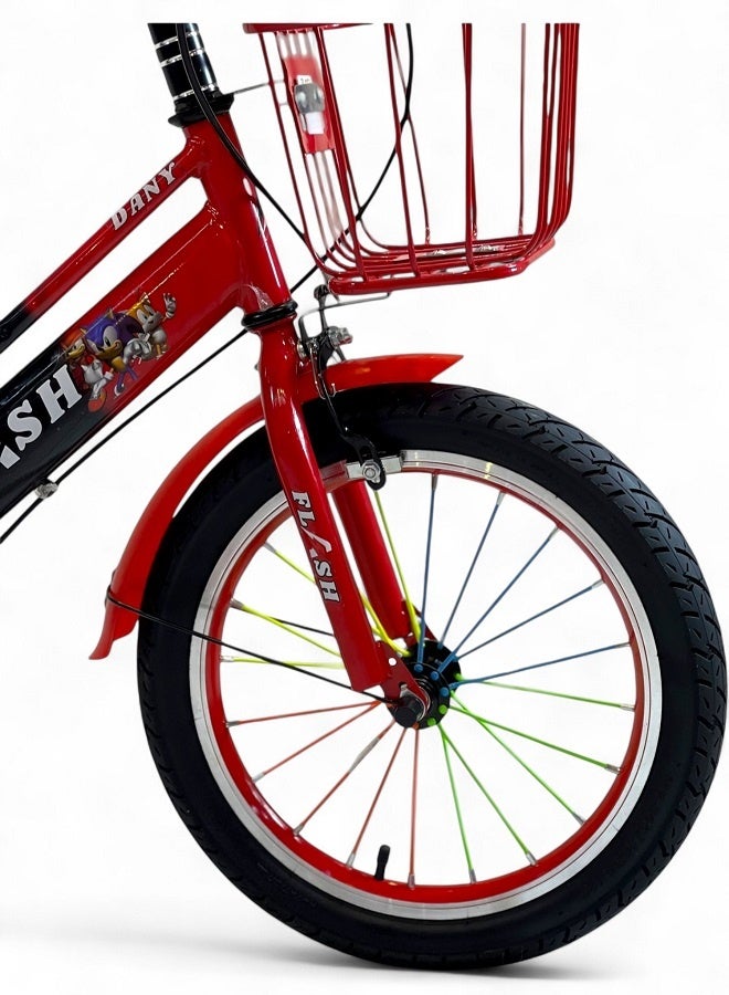 فلاش دراجة فلاش كيدز للأولاد ، اللون احمر، مقاس 16 من سن 5 سنوات ل8 سنوات - الوكيل الرسمي في مصر لشركة GTG TOYS - Image 3