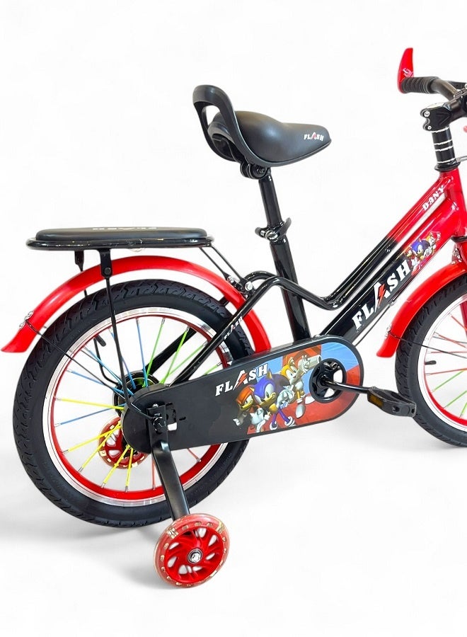 فلاش دراجة فلاش كيدز للأولاد ، اللون احمر، مقاس 16 من سن 5 سنوات ل8 سنوات - الوكيل الرسمي في مصر لشركة GTG TOYS - Image 5