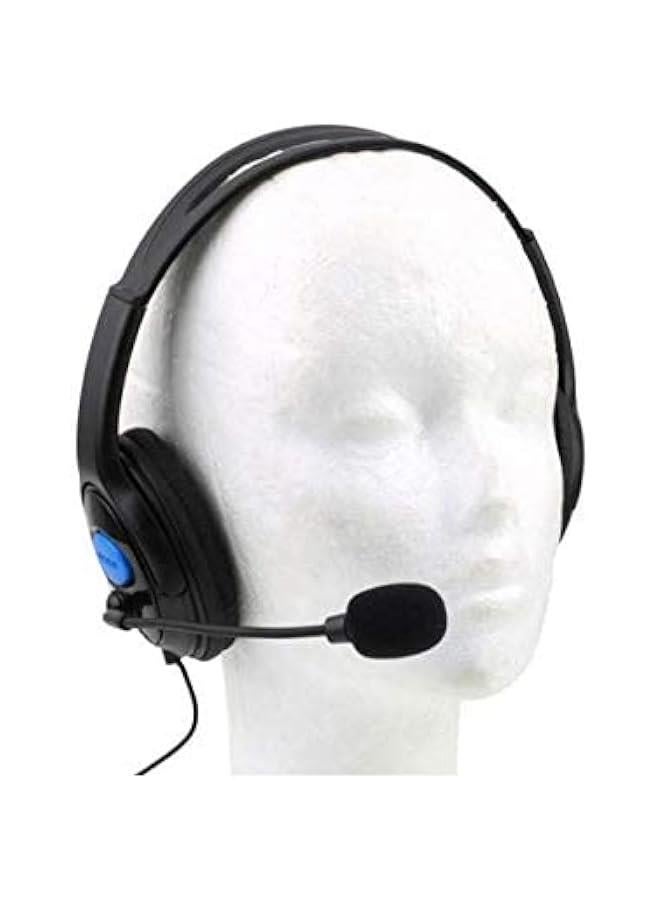 Black/Blue,Wired Gaming Headset Headphones with Microphone for Sony PS4 for PlayStation 4  - Image 2