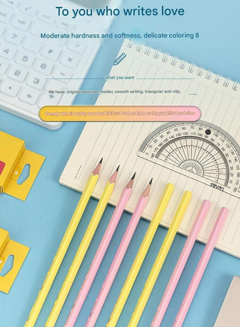 Generic HB Hexagonal Pencil, Student Anti Slip 12 Pieces/Box - Image 2