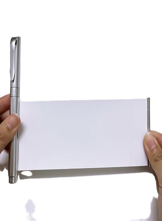 COYRASTH Retractable Pull-Out Banner Pen With Paper Scroll Inside,Ballpoint Pen With Built-In Paper For School,Office,Study,Or Projects,Unique Writing & Stationery Supplies,Ink Color-Red - Image 1