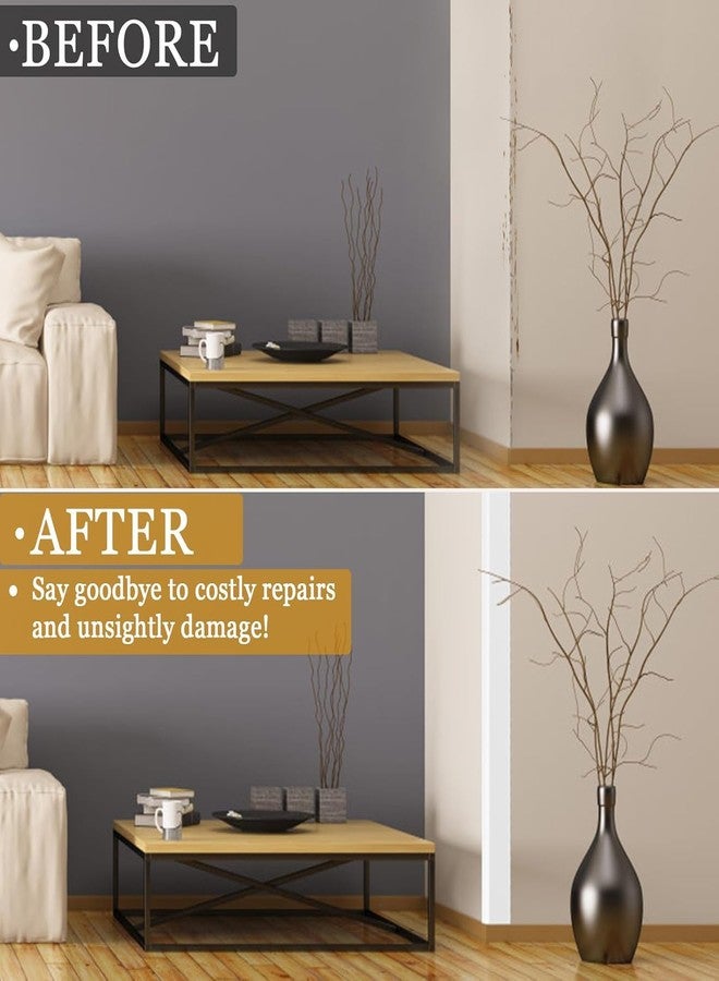 Nayotaa Wall Corner Protector Self-Adhesive Flexible - Durable Rubber, Furniture Edge Guard, Easy to Install, White, Prevents Wall Damage, Ideal for Home or Office Use - Image 4