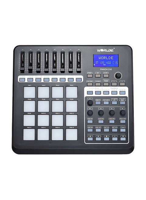 PANDA200 Portable USB MIDI Pad Controller 16 Drum Pads with USB Cable