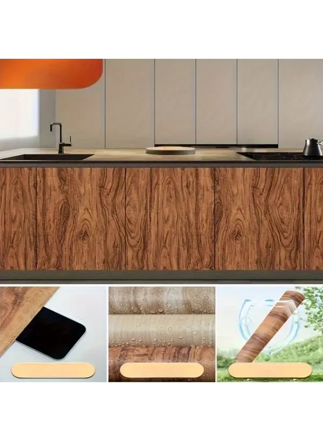 Retro Pine Peel Stick Wood Wallpaper 23 62x393 7 Inch Removable Self Adhesive - Image 1