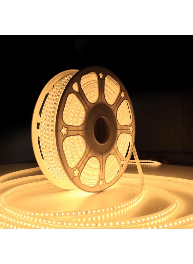 Forus LED Rope Light 20 Meter 2 Year Warranty, Outdoor Waterproof Decorative Cove Lights for Ceiling, Balcony, Home Decor, Interior Decoration, Flexible Profile Light for Diwali, Christmas -Warm White - Image 1