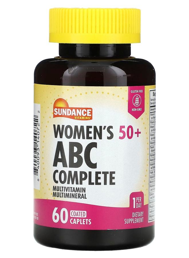 Sundance Women's 50+ ABC Complete Multivitamin Multimineral 60 Coated Caplets