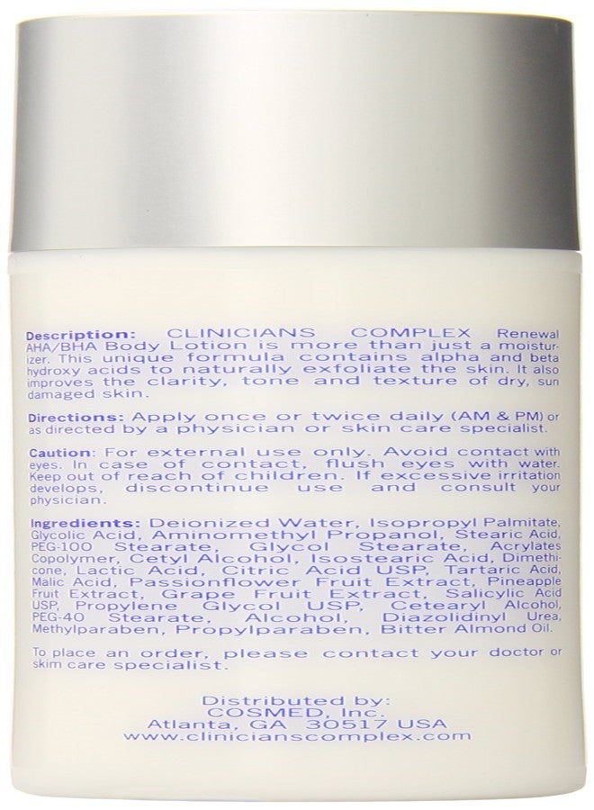 Clinicians Complex Renewal AHA/BHA Body Lotion, 7.25 Ounce - Image 2