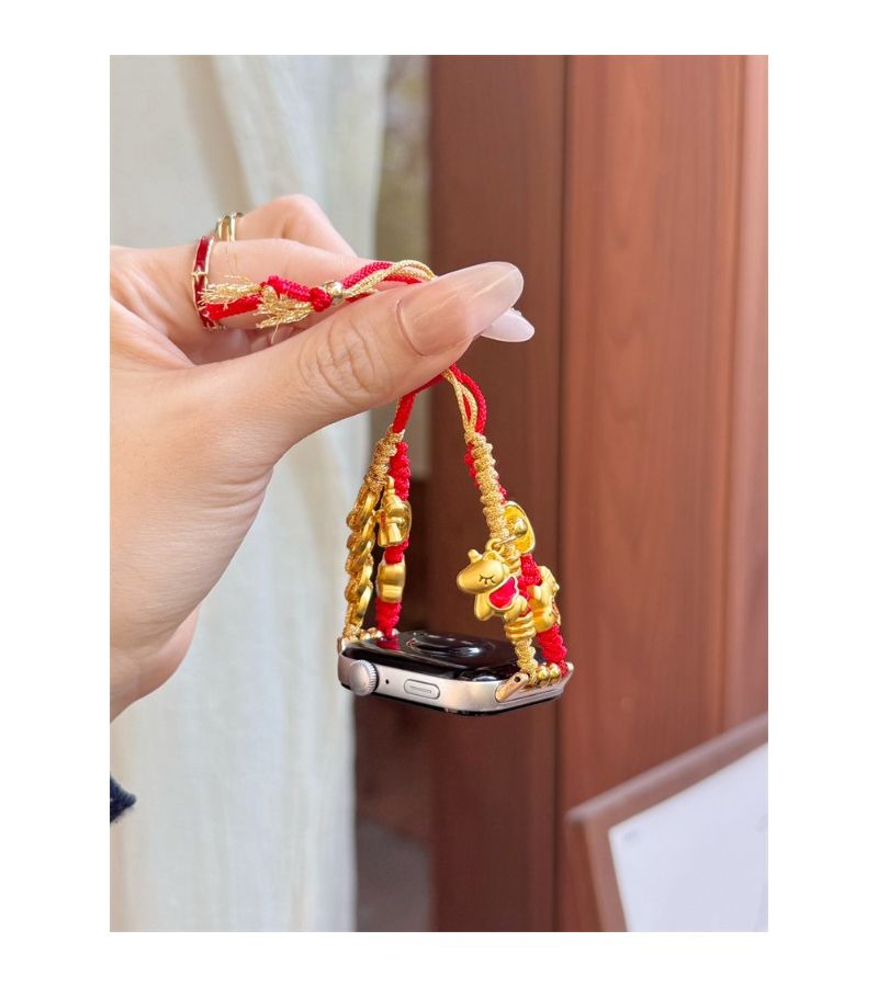 Multi Color Pony Charm Wrist Strap 22mm Compatible Watch Band - Image 3