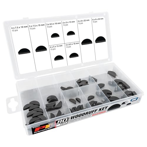 Performance Tool W5341 80pc Woodruff Key Assortment Metric - Image 1