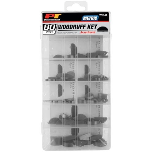 Performance Tool W5341 80pc Woodruff Key Assortment Metric - Image 4