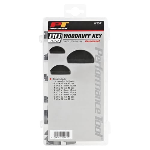 Performance Tool W5341 80pc Woodruff Key Assortment Metric - Image 5