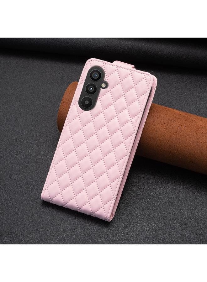 اس-توب جراب لهاتف Samsung Galaxy A34 5G جراب هاتف جلدي عمودي شبكي ماسي - Image 3