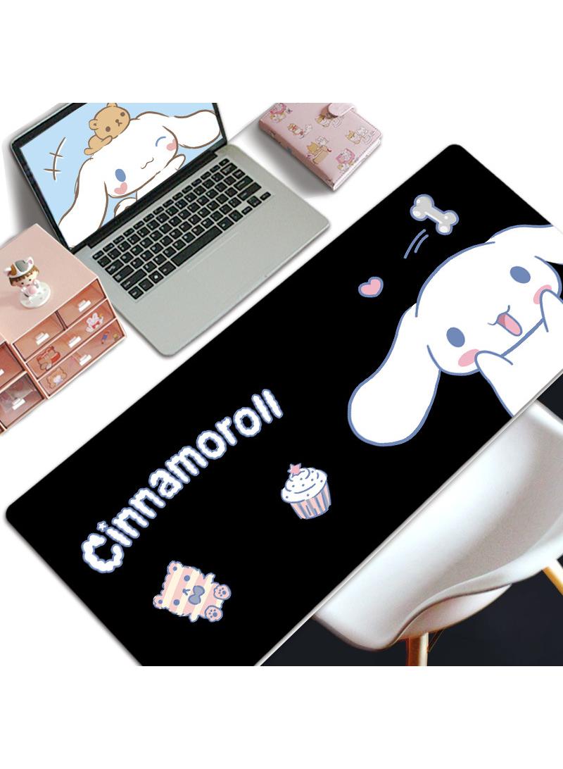 Y&D Cinnamoroll Gaming Mouse Pad Extended Large Mat Desk Pad Stitched Edges Mousepad Long Mouse Pad And Non-Slip Rubber Base Mice Pad 800x300x5mm - Image 1