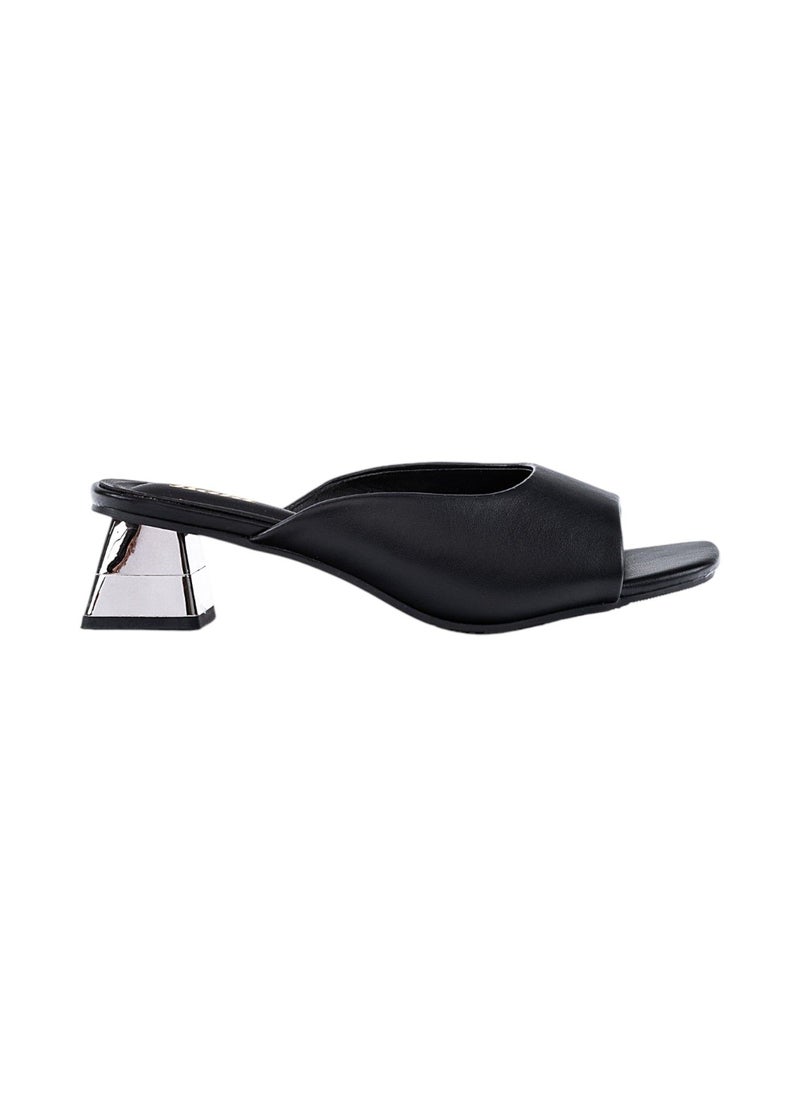 Bata - Square Toe Block Heel Sandals - Image 1