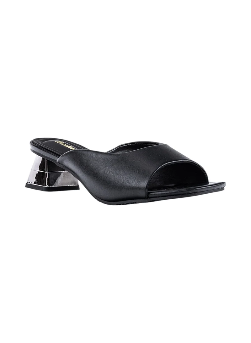 Bata Square Toe Block Heel Sandals