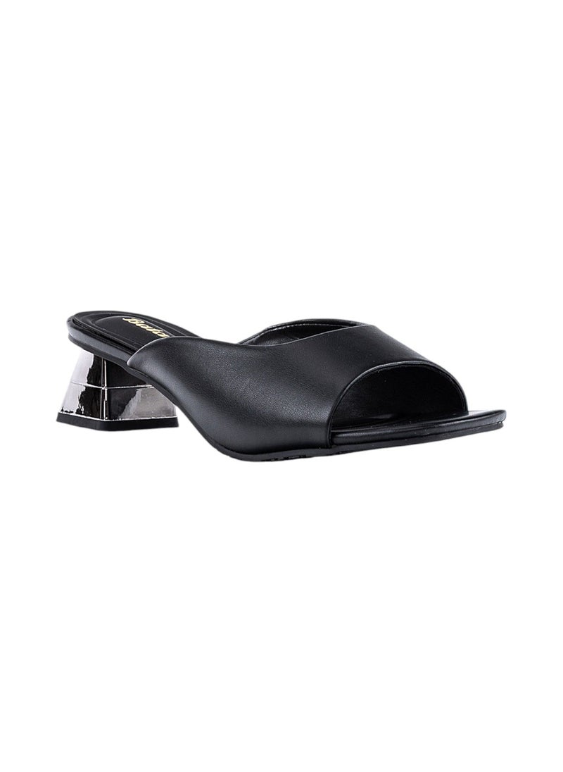 Bata - Square Toe Block Heel Sandals - Image 1