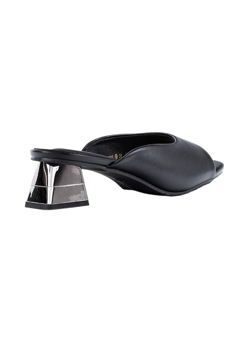 Bata - Square Toe Block Heel Sandals - Image 1