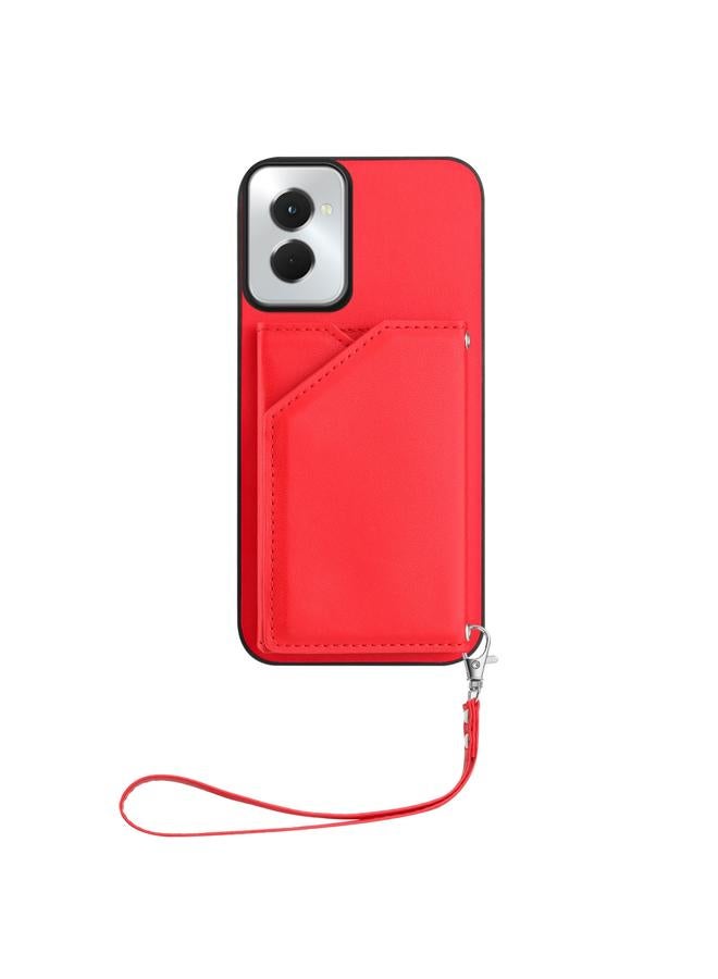 اس-توب جراب لهاتف Motorola Moto G Play 2024 5G بملمس الجلد وأربع فتحات للبطاقات مع حزام معصم - Image 2