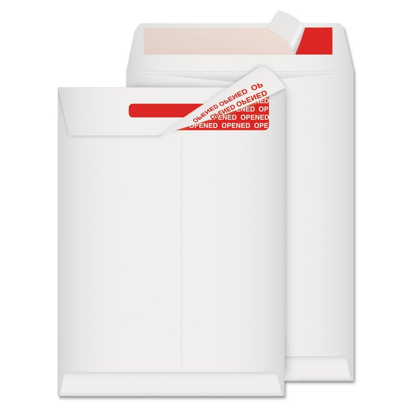 Quality Park Survivor Shipping Envelopes Tamper Evident 9 x 12 Made with Strong Lightweight DuPont Tyvek Material Peel and Seal Flap 100Box QUAR2400