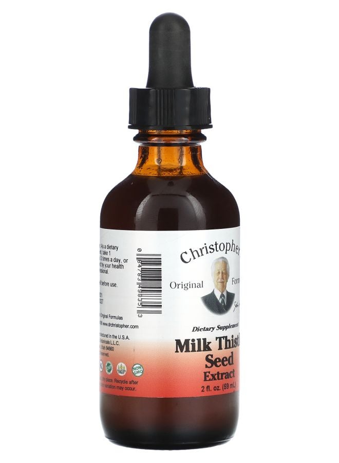 Christopher's Original Formulas Milk Thistle Seed Extract 2 fl oz (59 ml) - Image 2