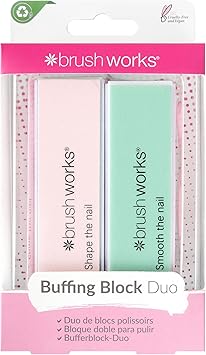 Brushworks كتلة تلميع الأظافر من بروسووركس بألوان الباستيل - Image 1