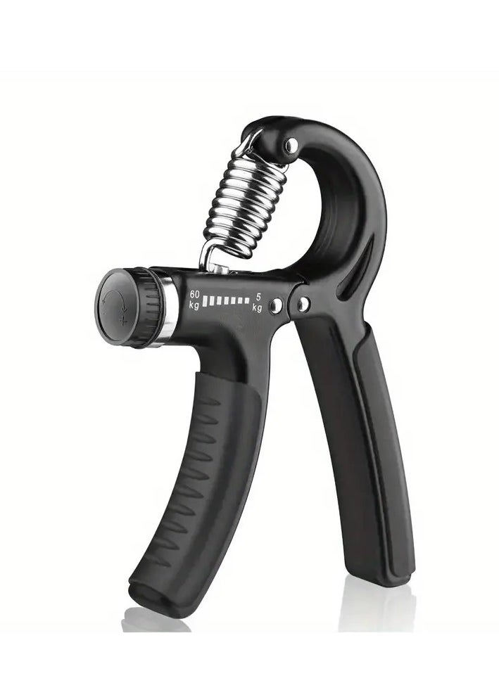 ALLKING Hand Grip Strengthener Adjustable Resistance 11-132 Lbs (5-60kg) - Hand Gripper Exerciser, Strengthen Grip, Hand Squeezer, Wrist Strengthener and Hand Workout (Black)  - Image 1