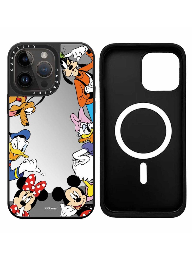Casetify For iPhone 15 Pro Max Case Mickey Magnetic Adsorption Phone Cover - Mirror Face - Image 2