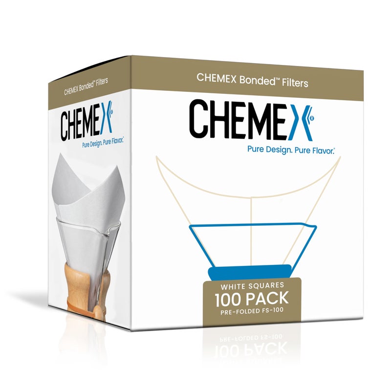 Chemex Bonded Filter - Square - 100 ct - Exclusive Packaging - Image 1