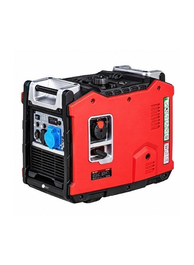 AFRA Silent Inverter Generator 5500W, 5.5KW Max Output Petrol Generator, Electric & Recoil Start, Portable Power Backup for Home, Camping & Outdoor Use, Low Noise Design, 1 Year Warranty, AFT-5500SIP - Image 1
