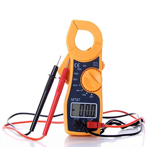 uptodateproducts uptodateproducts Professional Portable MT87 LCD Digital Clamp Meters Multimeter Measurement ACDC Voltage Tester Current Resistance Multi Ammeter  - Image 1