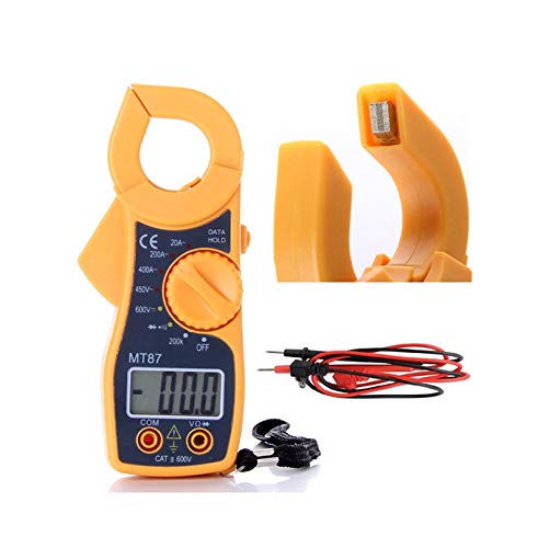 uptodateproducts uptodateproducts Professional Portable MT87 LCD Digital Clamp Meters Multimeter Measurement ACDC Voltage Tester Current Resistance Multi Ammeter  - Image 2