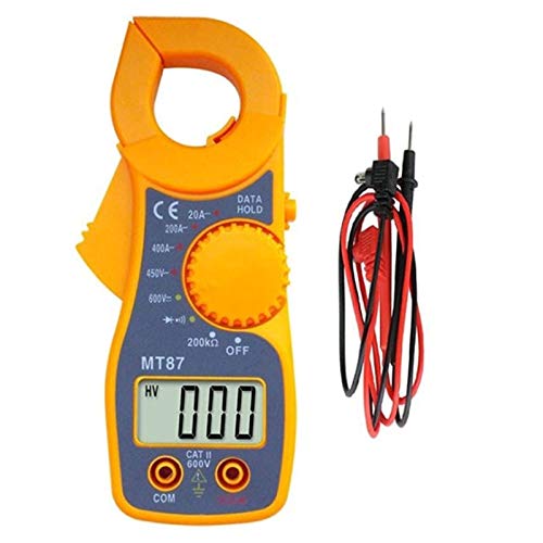 uptodateproducts uptodateproducts Professional Portable MT87 LCD Digital Clamp Meters Multimeter Measurement ACDC Voltage Tester Current Resistance Multi Ammeter  - Image 3