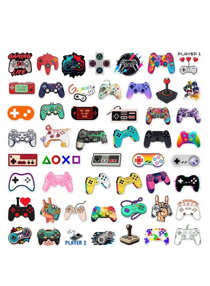 50pcs Waterproof Video Game Stickers for Phones, Cars, Gift Boxes, Bags, Helmets, Kids Toys, Bicycles - Image 1