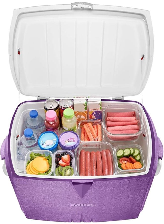 TANK Ice Box, Insulated Plastic Cooler, Bpa Free, Leakproof 45L - Image 4