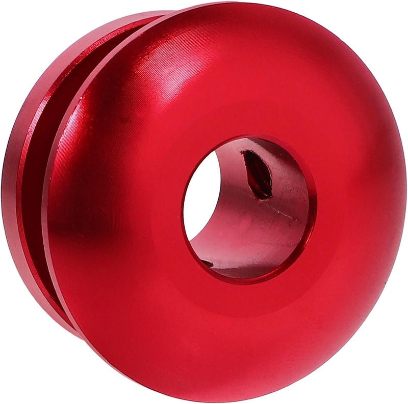 Universal Car Gear Lever Boot Limiter and Shifter Stopper, Red Knob Boot Retainer with Fixed Base for Manual Gear Stick, Compatible Automotive Interior Replacement Accessory - Image 1